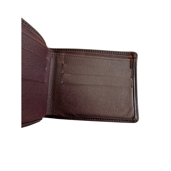 LOUIS VUITTON Men’s Brown Leather BiFold Wallet - Picture 3 of 7